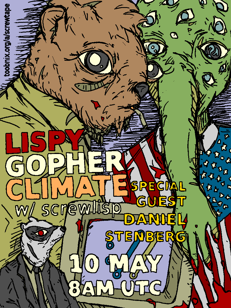 lispy gopher show 10 may 2026